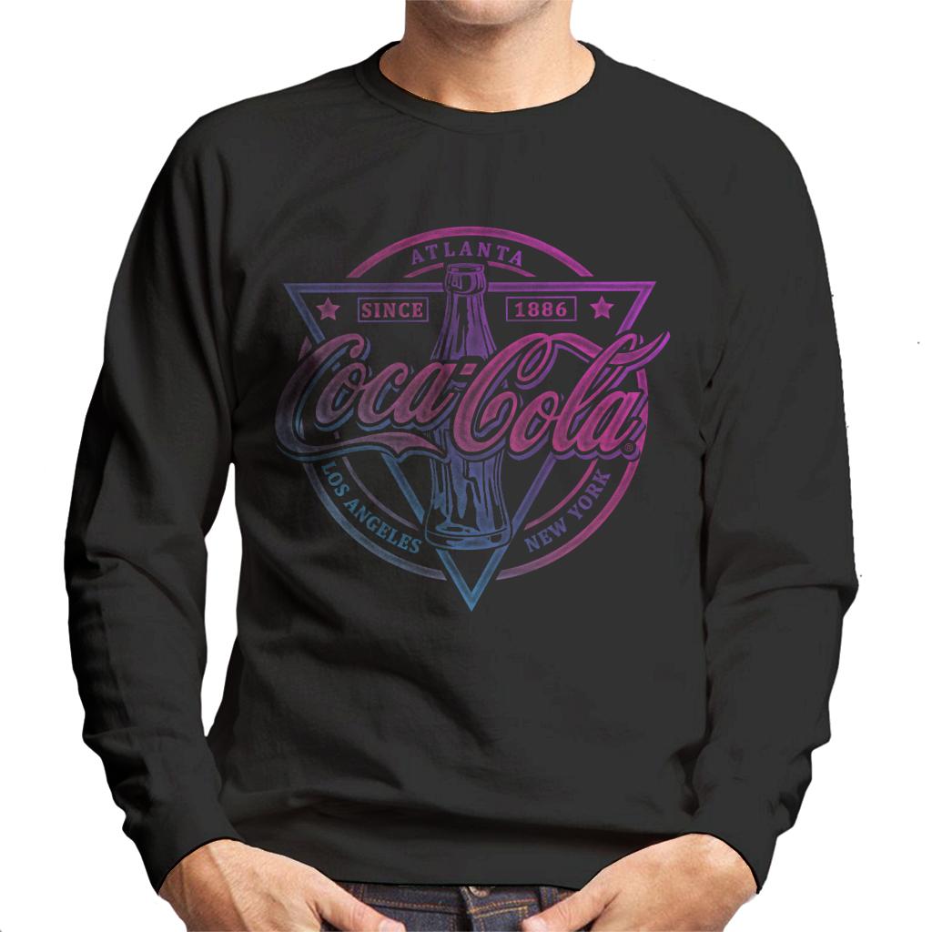 Coca Cola Atlanta Since 1886 LA And New York Men's Sweatshirt-ALL + EVERY