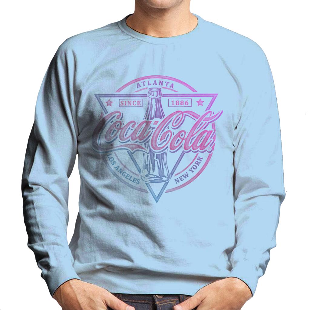 Coca Cola Atlanta Since 1886 LA And New York Men's Sweatshirt-ALL + EVERY