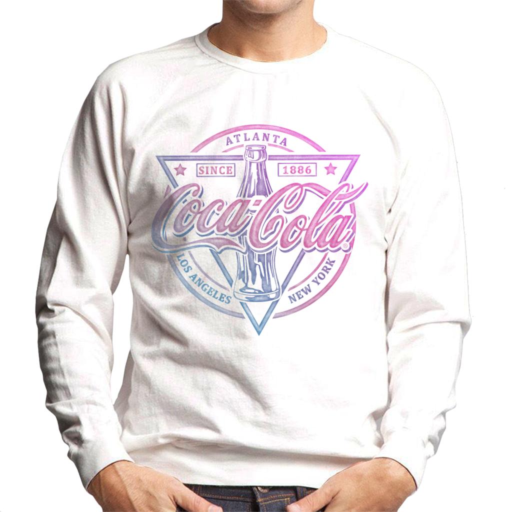 Coca Cola Atlanta Since 1886 LA And New York Men's Sweatshirt-ALL + EVERY