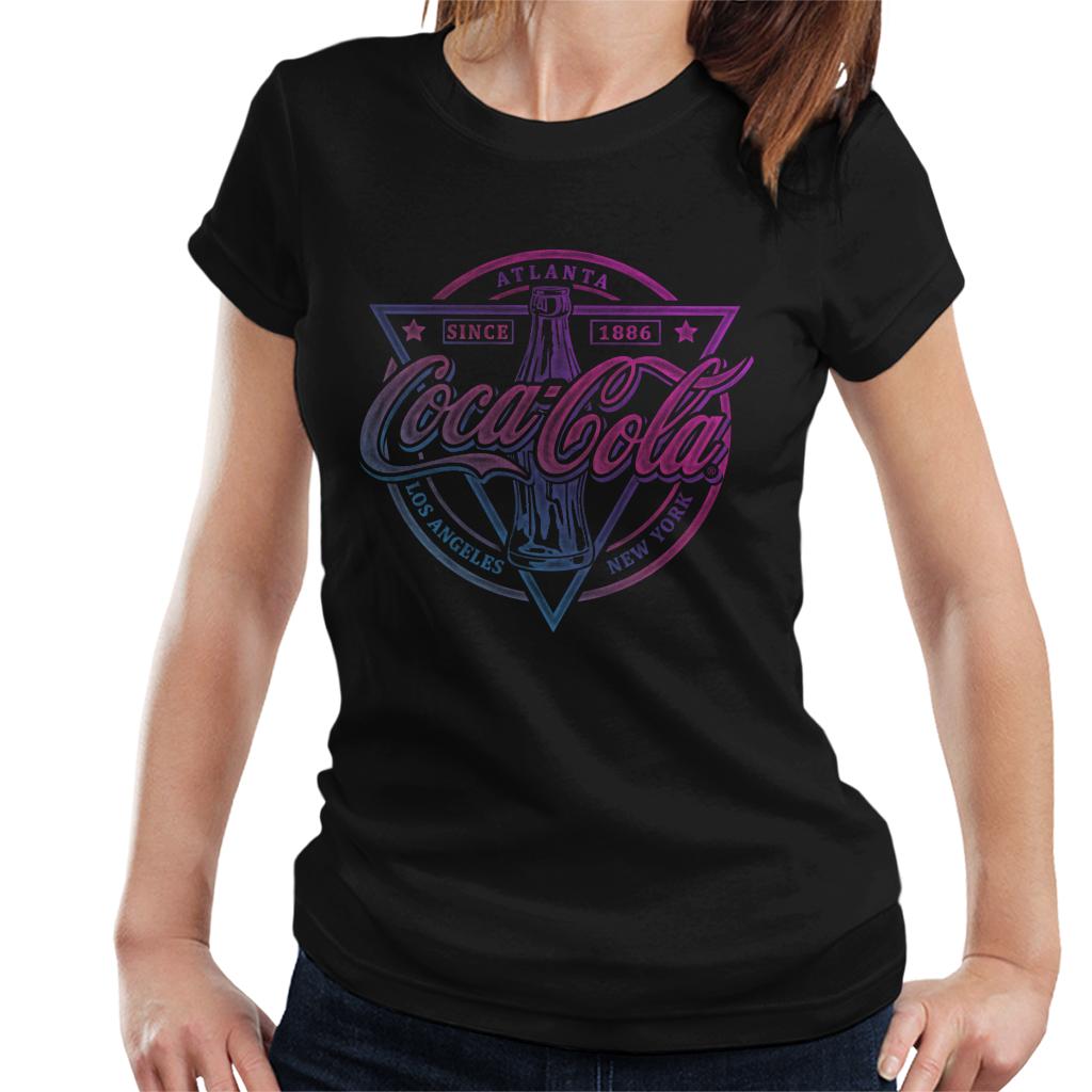 Coca Cola Atlanta Since 1886 LA And New York Women's T-Shirt-ALL + EVERY