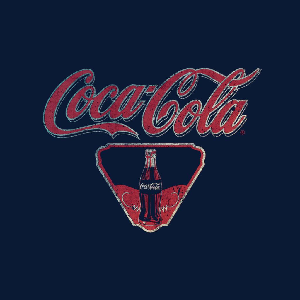 Coca Cola Vintage Bottle Logo Women's Hooded Sweatshirt-ALL + EVERY