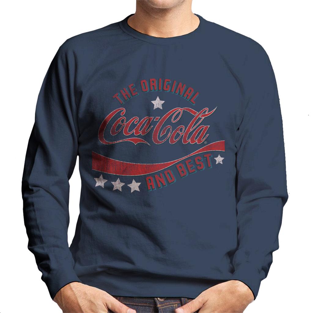 Coca Cola Stars The Original And The Best Men's Sweatshirt-ALL + EVERY