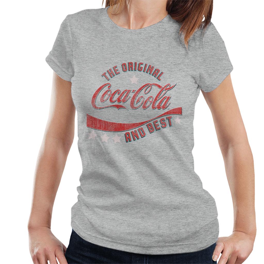 Coca Cola Stars The Original And The Best Women's T-Shirt-ALL + EVERY