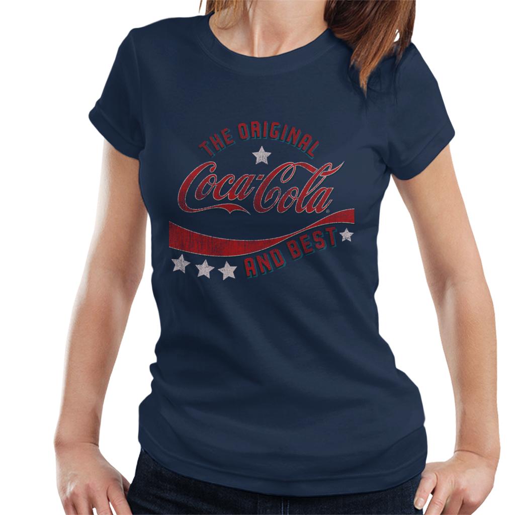 Coca Cola Stars The Original And The Best Women's T-Shirt-ALL + EVERY