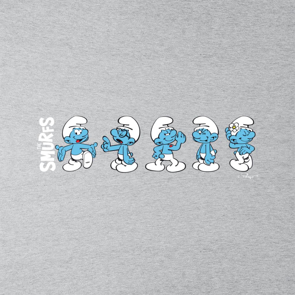 The Smurfs Character Actions Montage Men's T-Shirt-ALL + EVERY