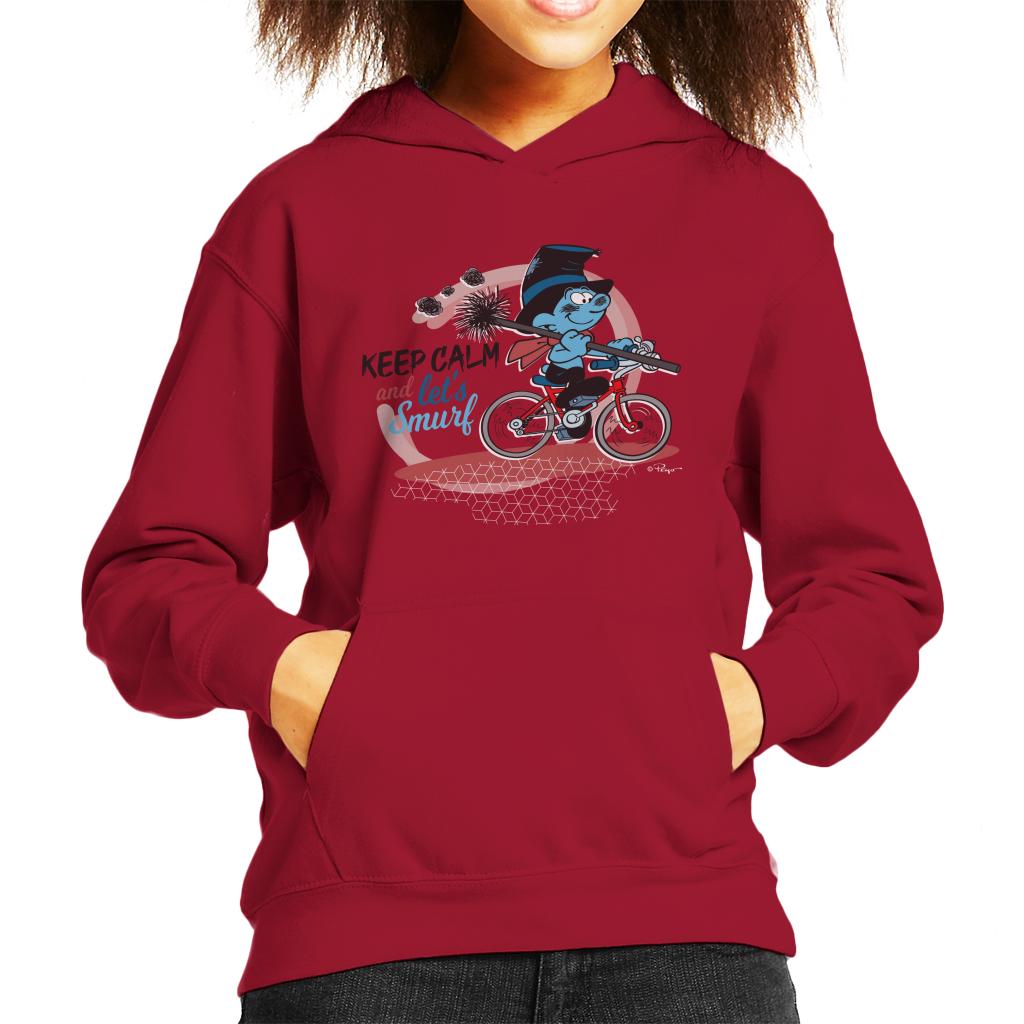 The Smurfs Sweepy Smurf And Let's Go Kid's Hooded Sweatshirt-ALL + EVERY