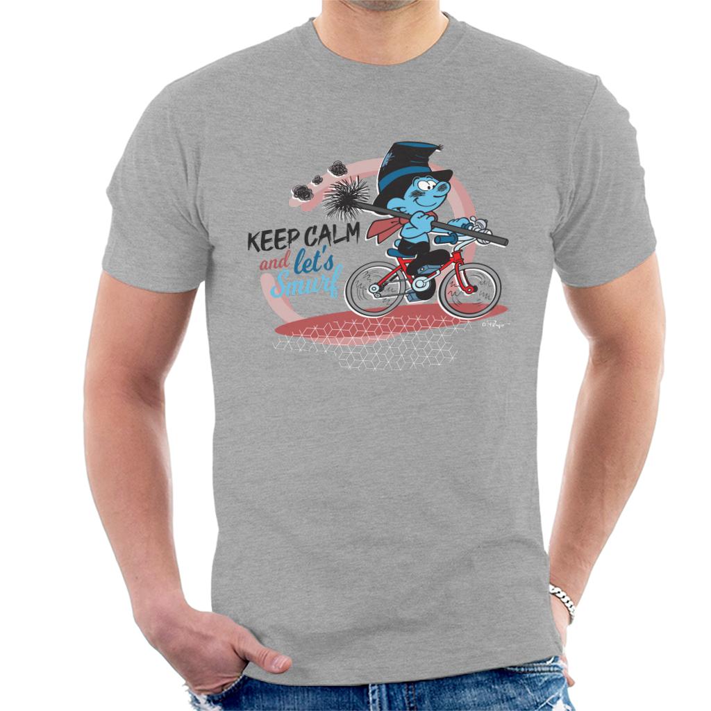 The Smurfs Sweepy Smurf And Let's Go Men's T-Shirt-ALL + EVERY