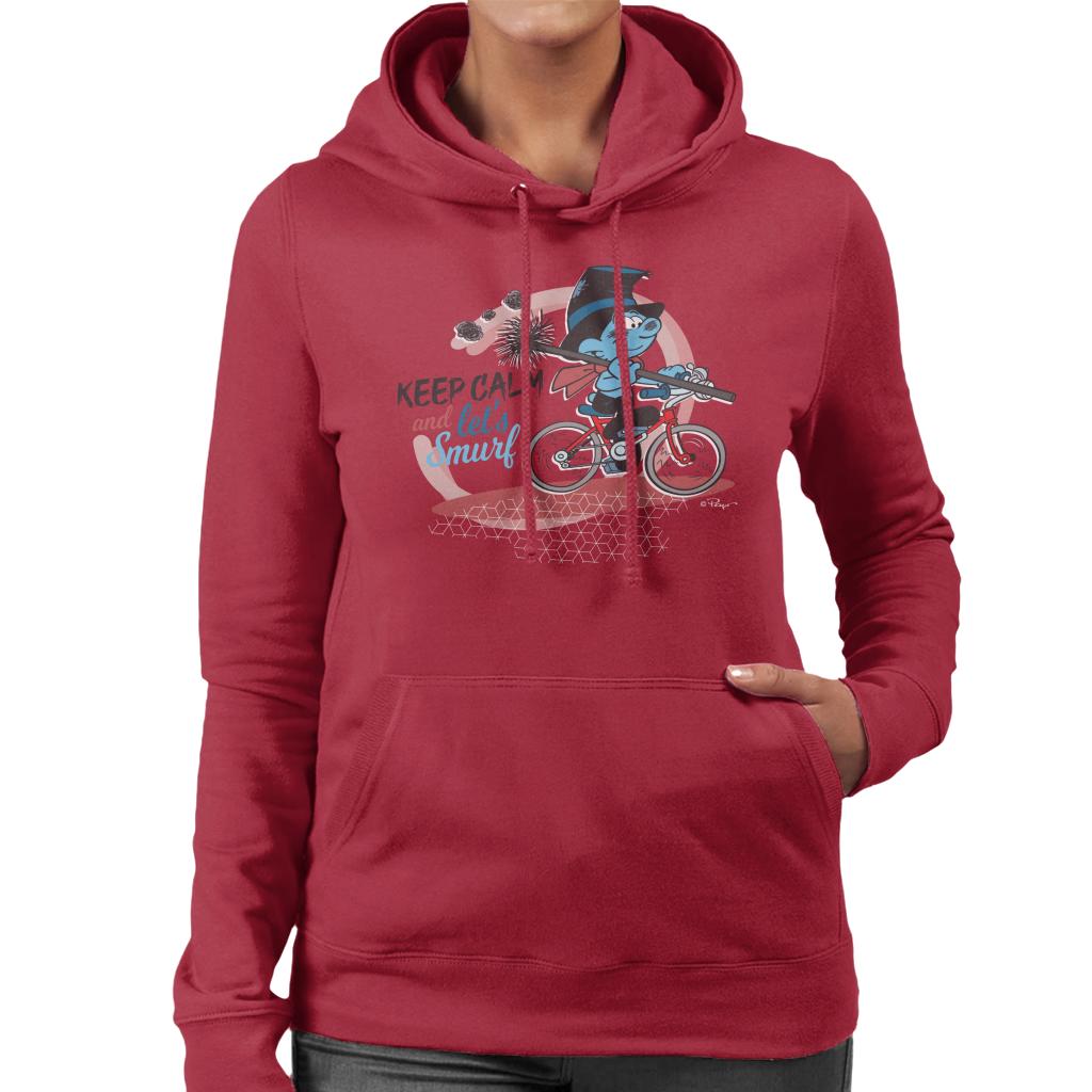 The Smurfs Sweepy Smurf And Let's Go Women's Hooded Sweatshirt-ALL + EVERY