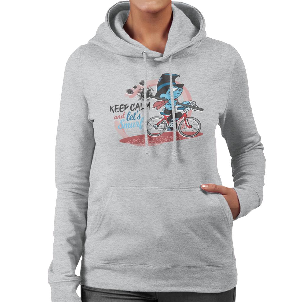 The Smurfs Sweepy Smurf And Let's Go Women's Hooded Sweatshirt-ALL + EVERY