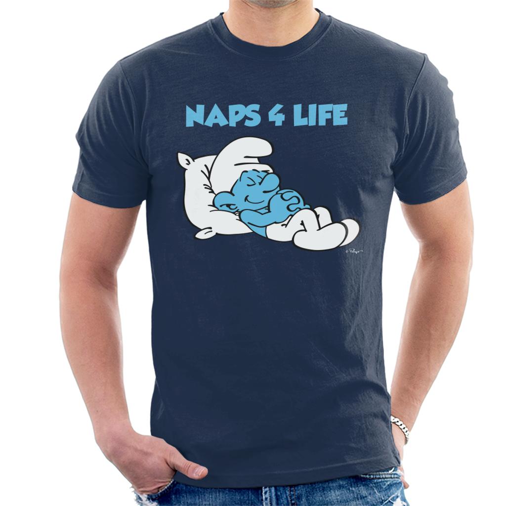 The Smurfs Naps 4 Life Men's T-Shirt-ALL + EVERY