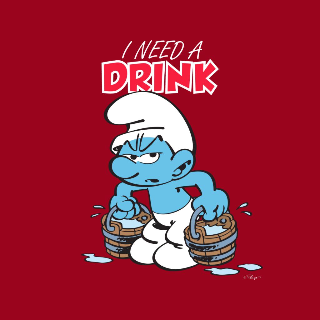 The Smurfs I Need A Drink Women's Sweatshirt-ALL + EVERY