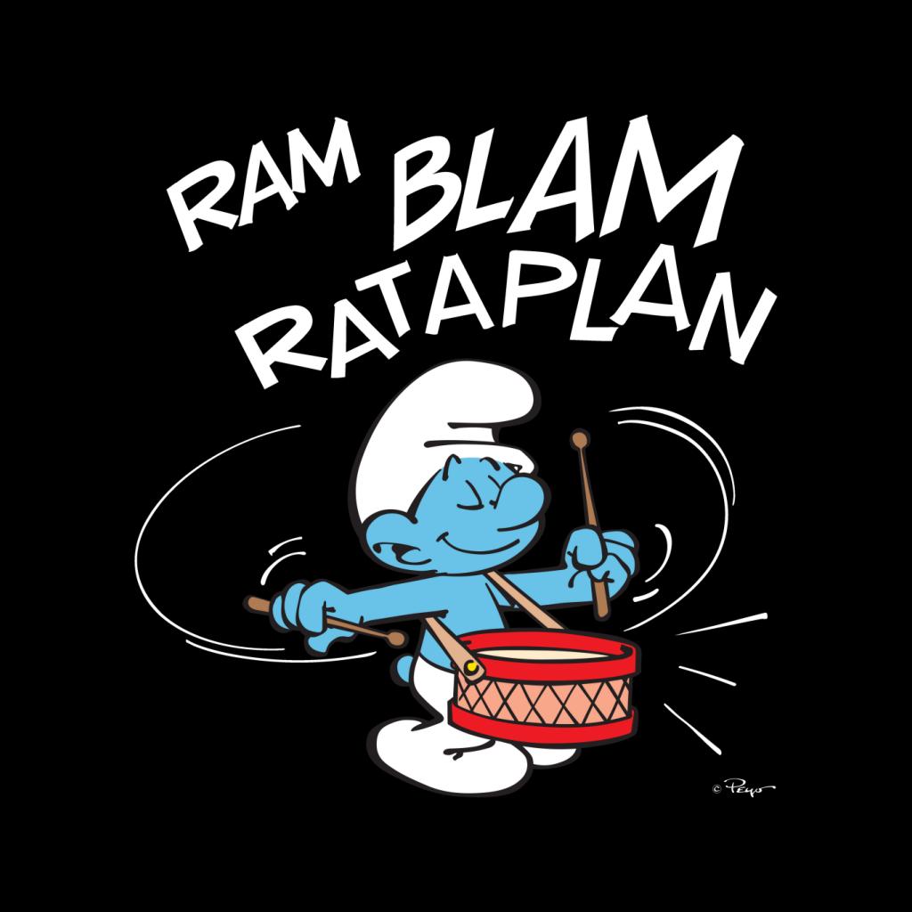 The Smurfs Ram Blam Rataplan Men's T-Shirt-ALL + EVERY