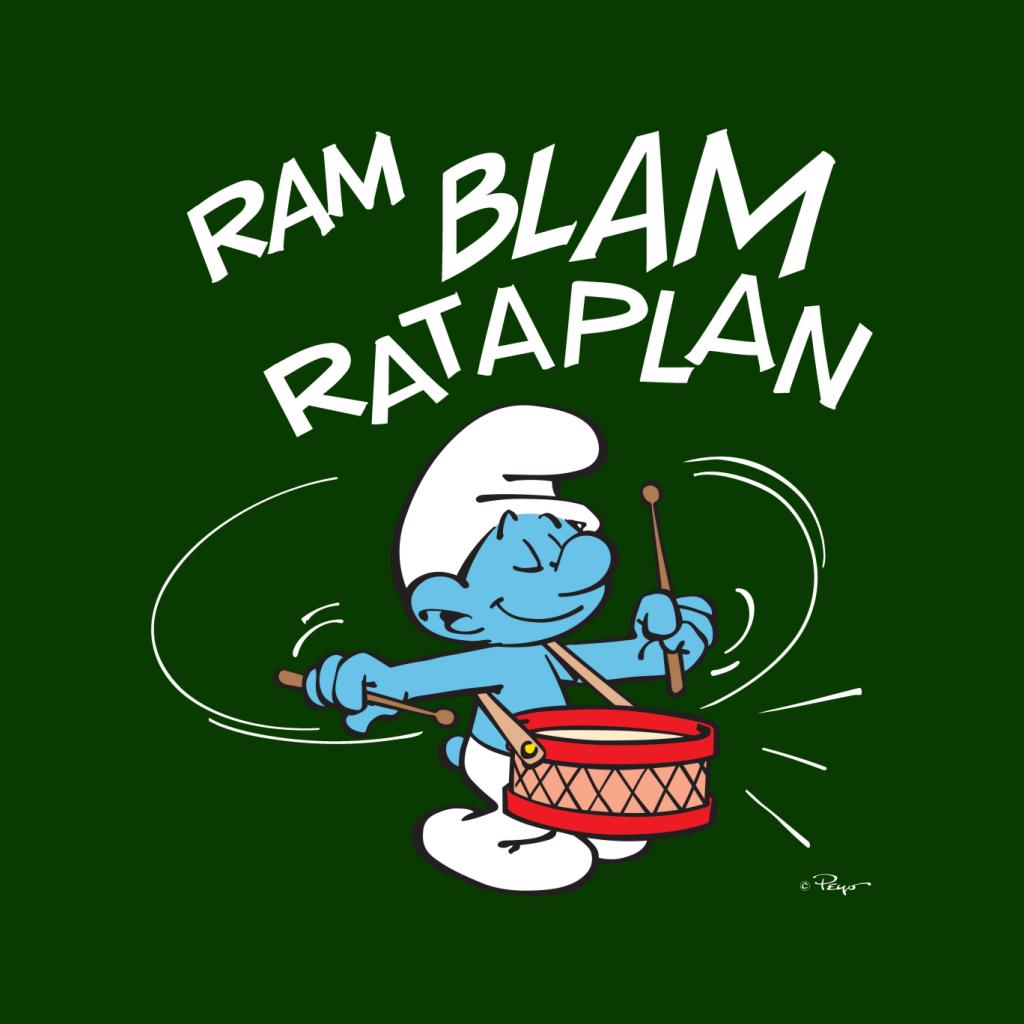 The Smurfs Ram Blam Rataplan Kid's Hooded Sweatshirt-ALL + EVERY