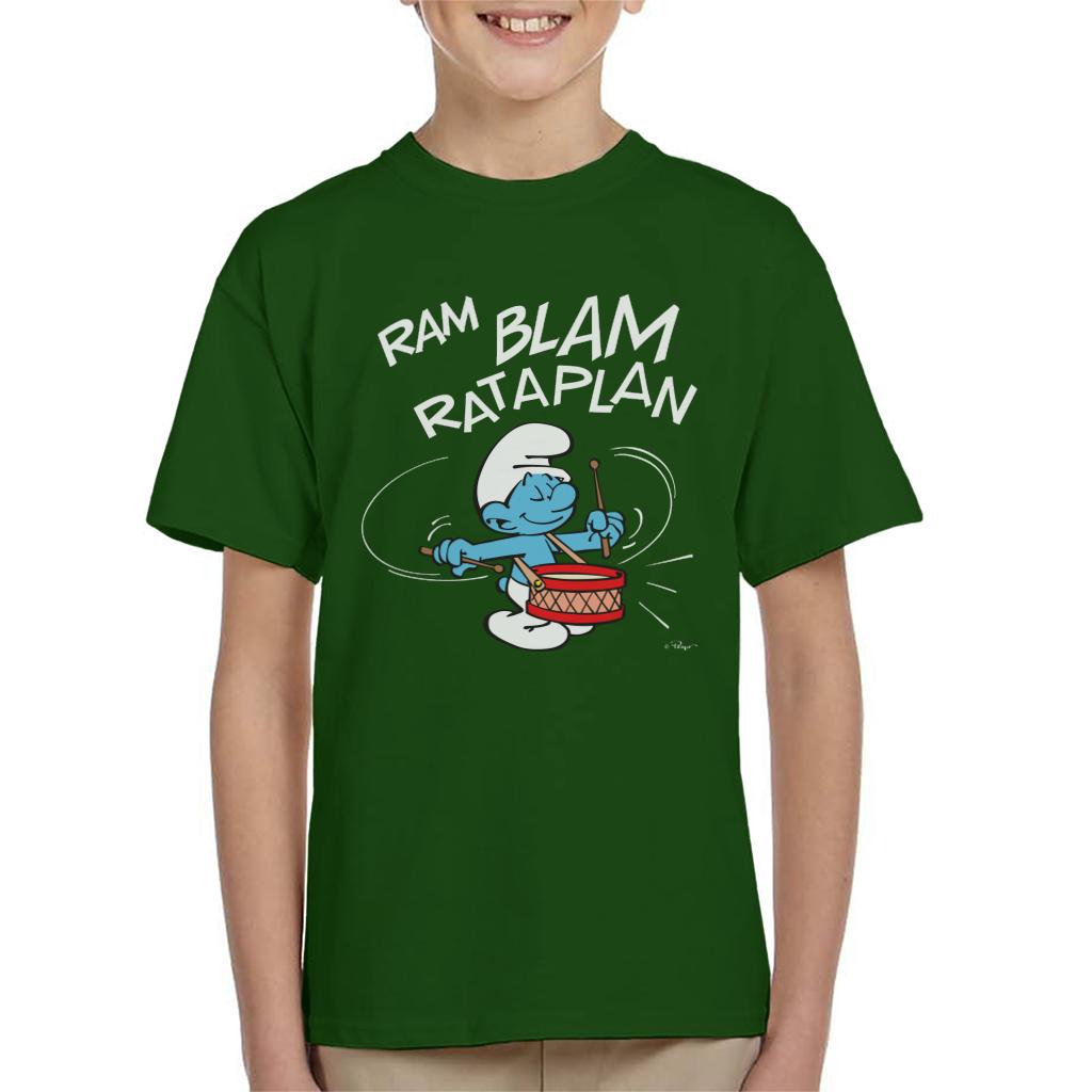 The Smurfs Ram Blam Rataplan Kid's T-Shirt-ALL + EVERY