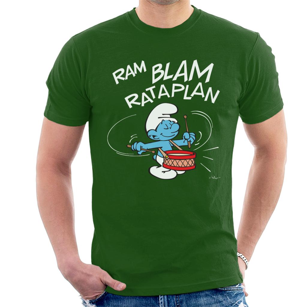 The Smurfs Ram Blam Rataplan Men's T-Shirt-ALL + EVERY