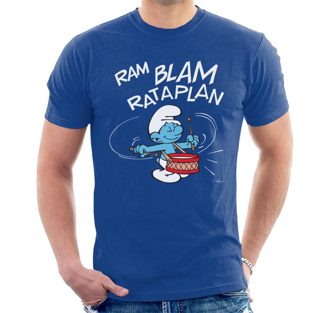 The Smurfs Ram Blam Rataplan Men's T-Shirt-ALL + EVERY