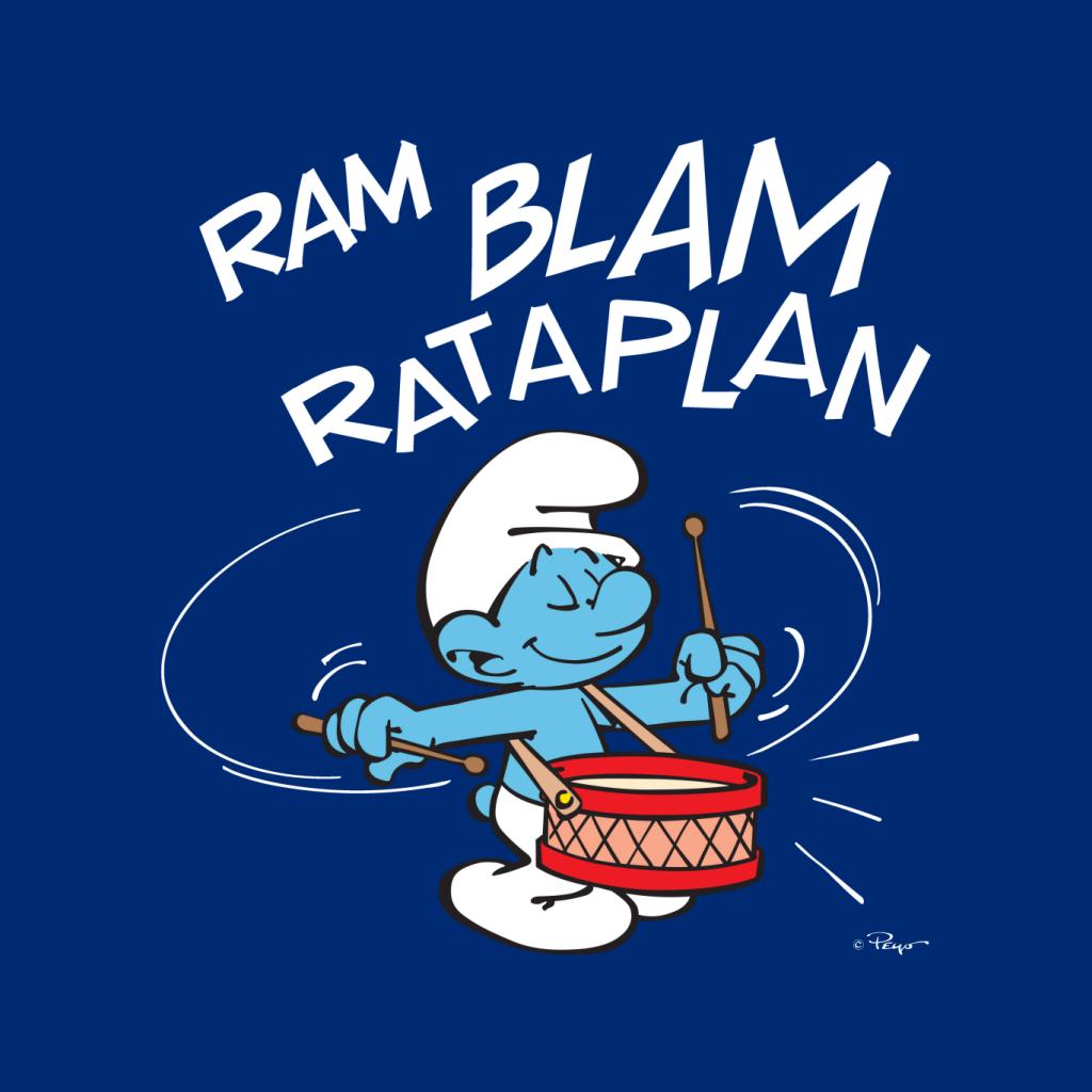 The Smurfs Ram Blam Rataplan Men's T-Shirt-ALL + EVERY