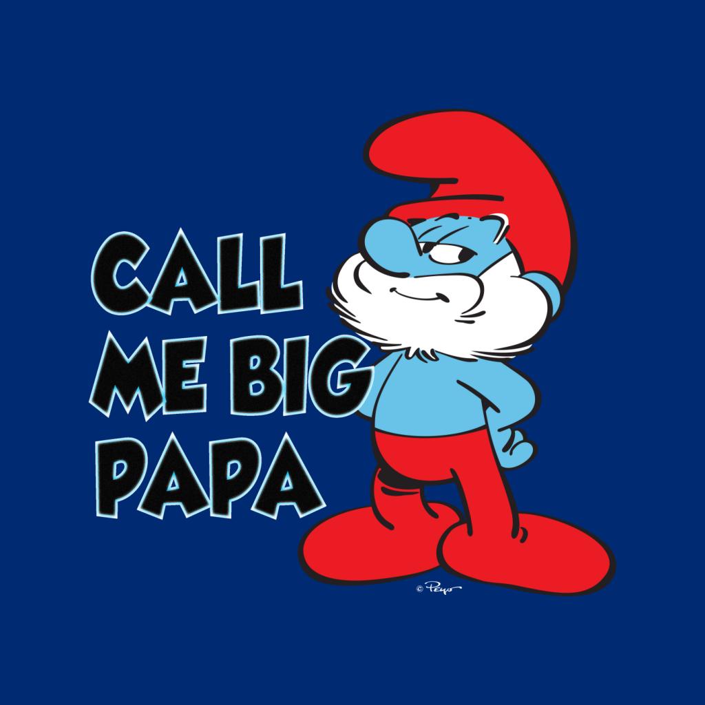 The Smurfs Call Me Big Papa Men's T-Shirt-ALL + EVERY