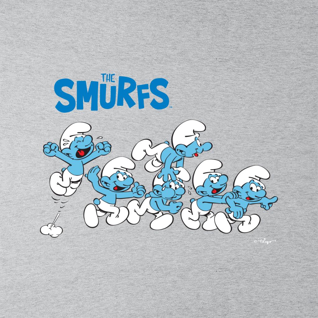 The Smurfs All Excited Men's T-Shirt-ALL + EVERY