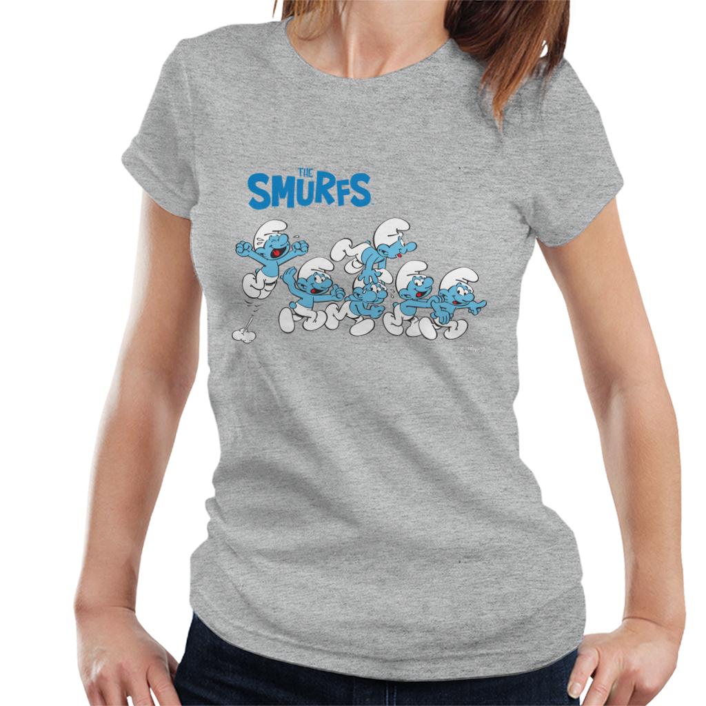 The Smurfs All Excited Women's T-Shirt-ALL + EVERY