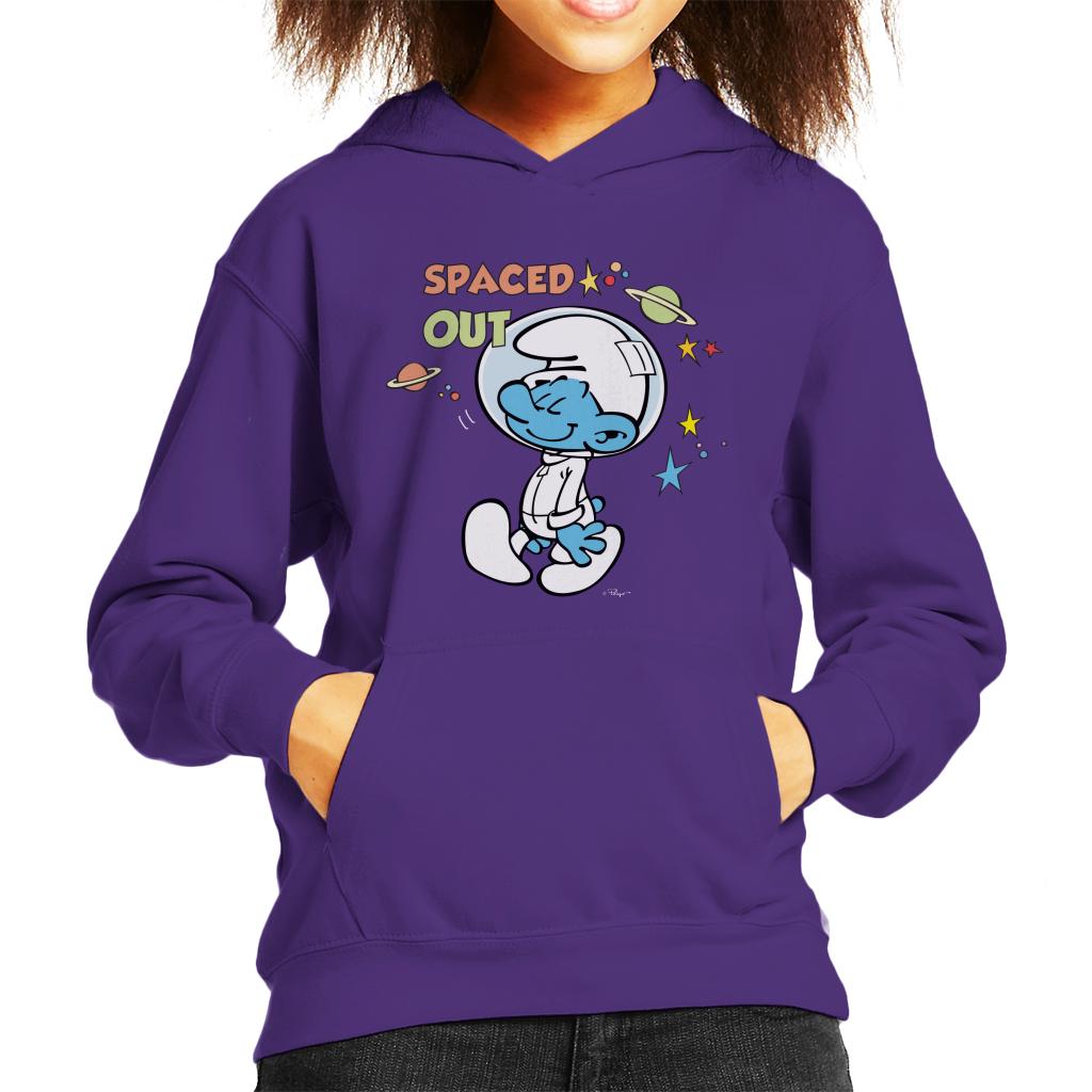 The Smurfs Spaced Out Kid's Hooded Sweatshirt-ALL + EVERY