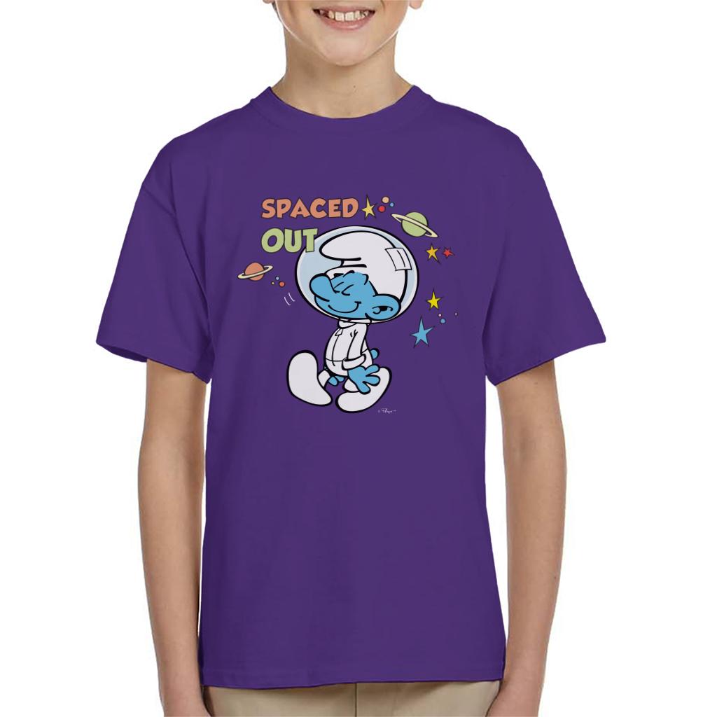 The Smurfs Spaced Out Kid's T-Shirt-ALL + EVERY