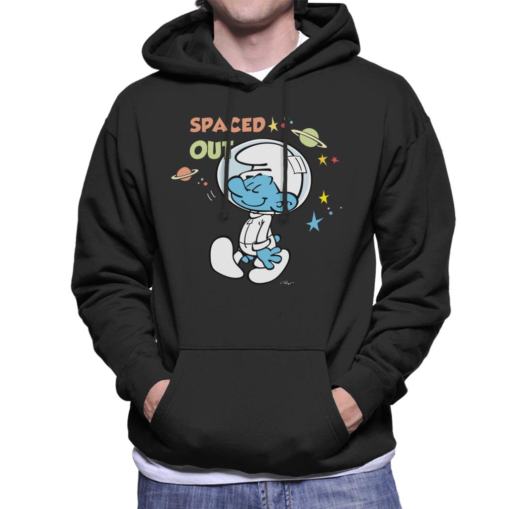 The Smurfs Spaced Out Men's Hooded Sweatshirt-ALL + EVERY