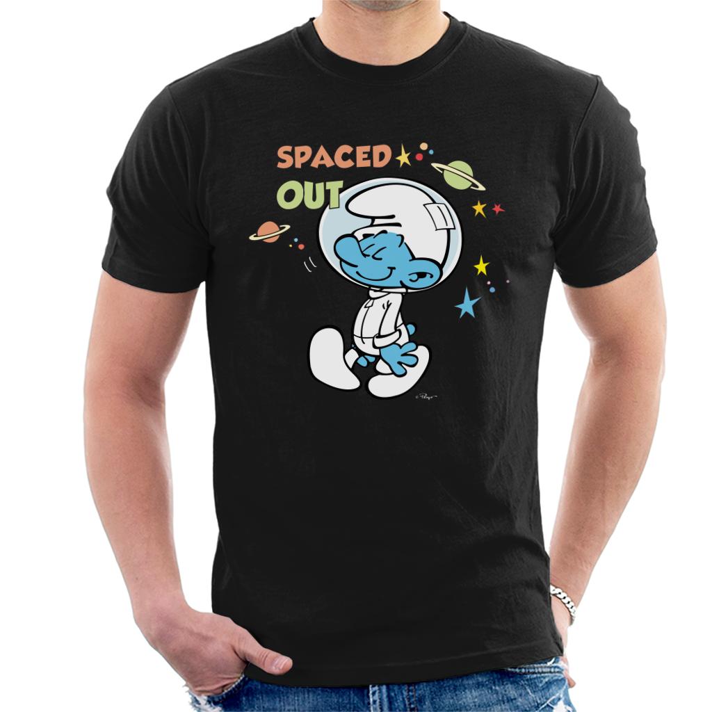 The Smurfs Spaced Out Men's T-Shirt-ALL + EVERY