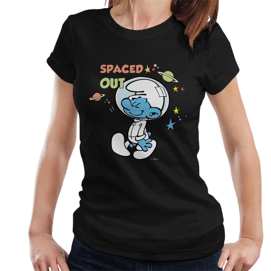 The Smurfs Spaced Out Women's T-Shirt-ALL + EVERY