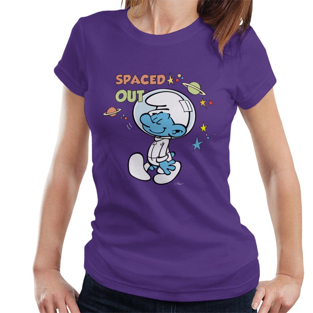 The Smurfs Spaced Out Women's T-Shirt-ALL + EVERY