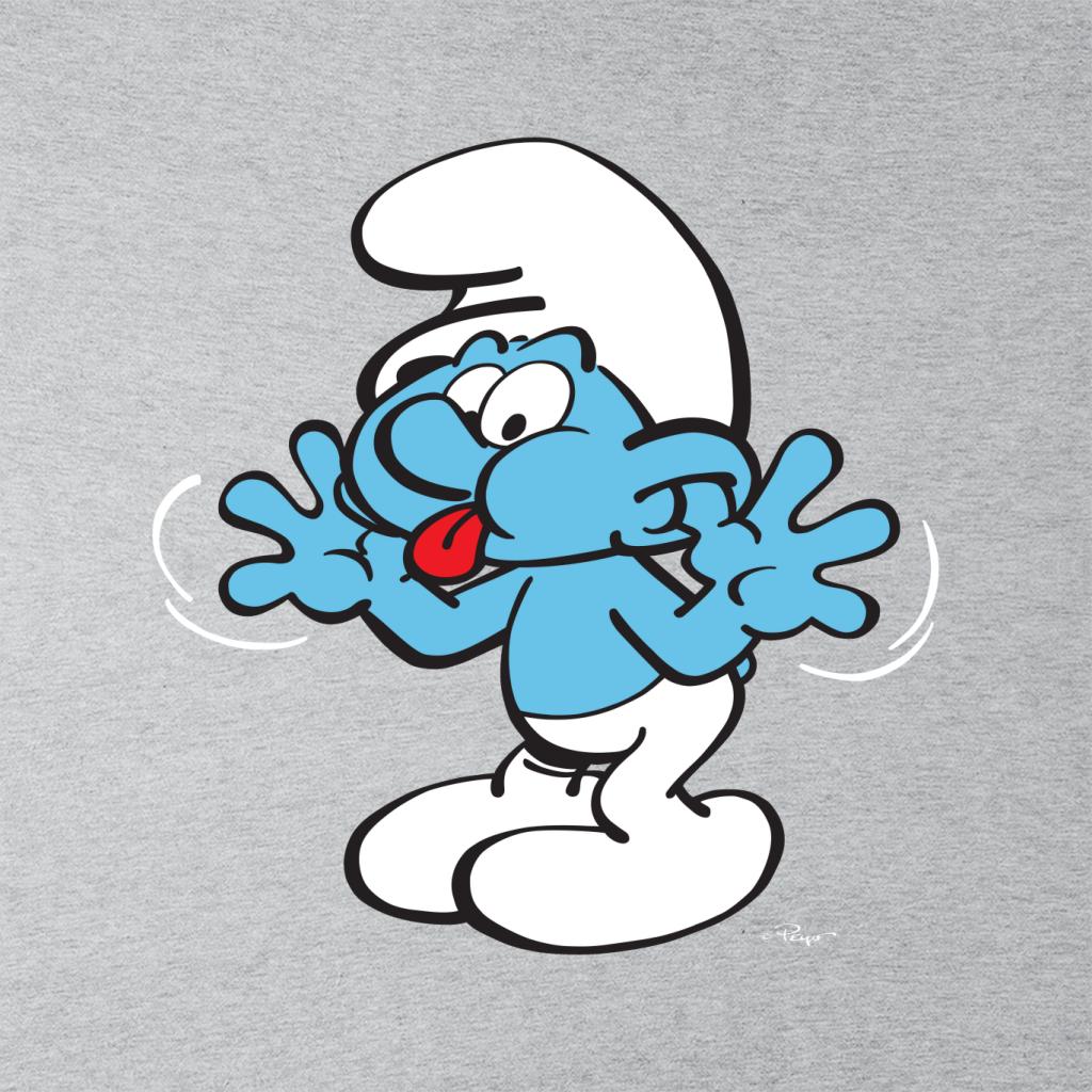 The Smurfs Blowing Raspberries Men's Hooded Sweatshirt-ALL + EVERY