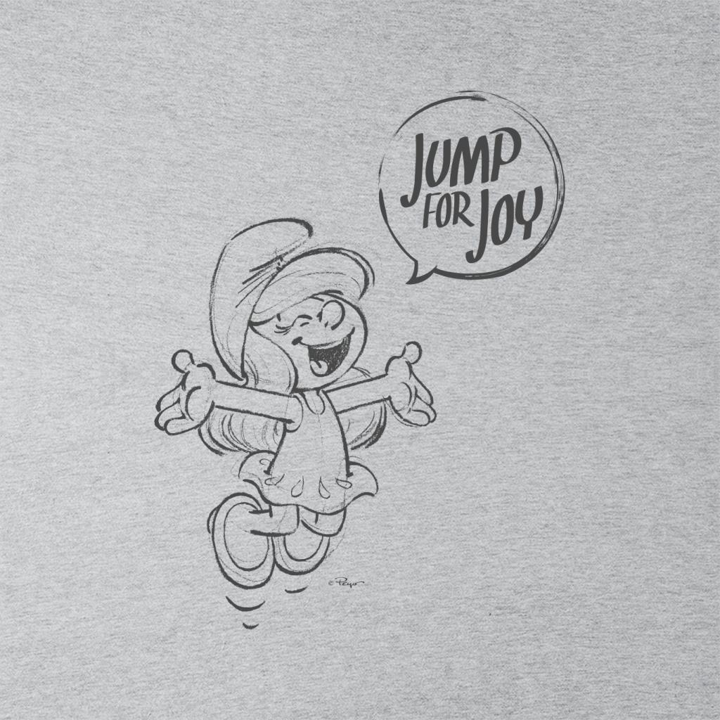 The Smurfs Smurfette Jump For Joy Kid's T-Shirt-ALL + EVERY