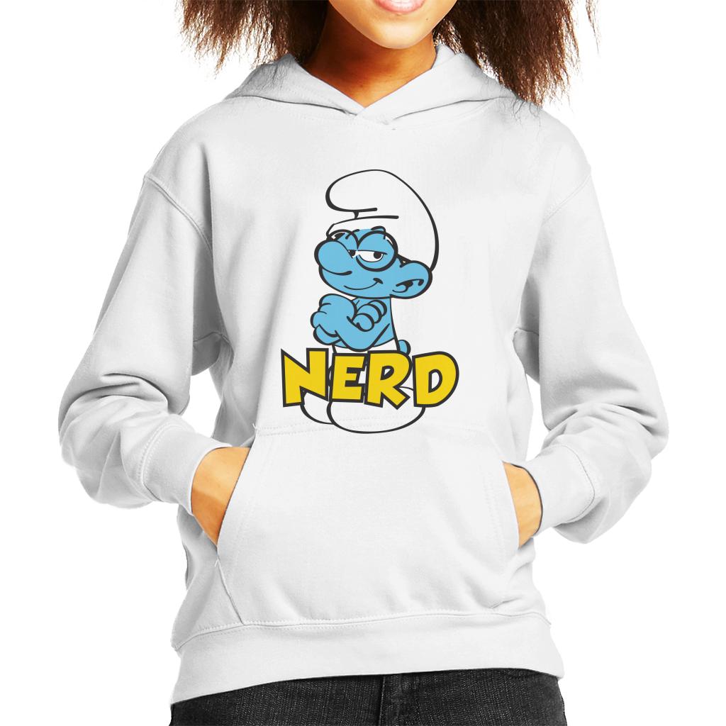 The Smurfs Nerd Kid's Hooded Sweatshirt-ALL + EVERY