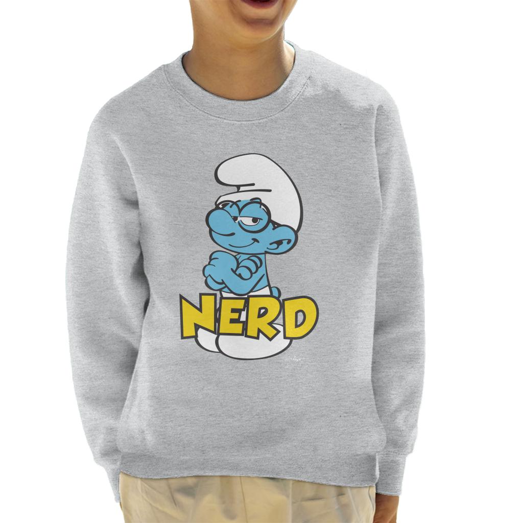 The Smurfs Nerd Kid's Sweatshirt-ALL + EVERY