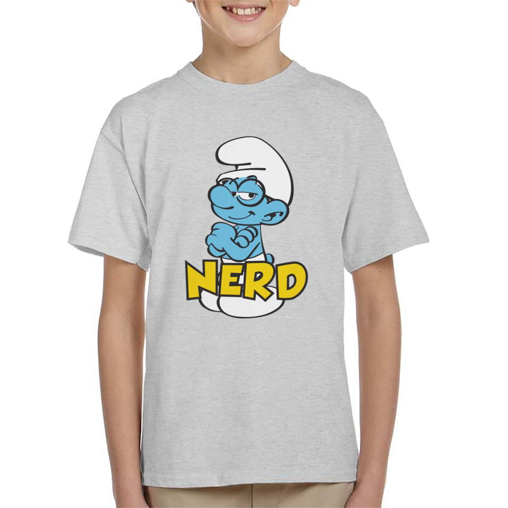 The Smurfs Nerd Kid's T-Shirt-ALL + EVERY