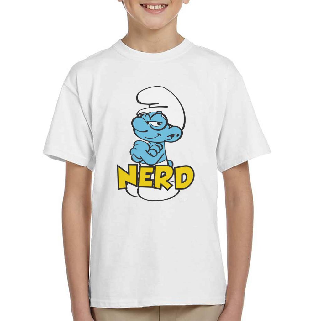 The Smurfs Nerd Kid's T-Shirt-ALL + EVERY