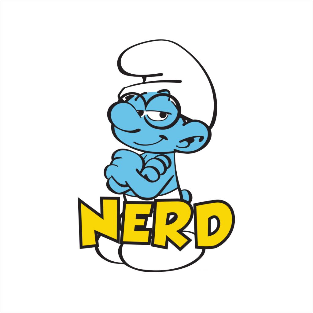 The Smurfs Nerd Women's Sweatshirt-ALL + EVERY