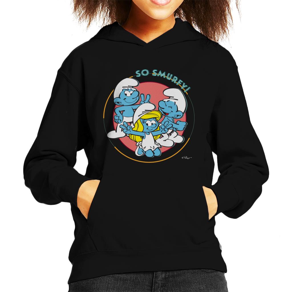 The Smurfs So Smurfy Kid's Hooded Sweatshirt-ALL + EVERY