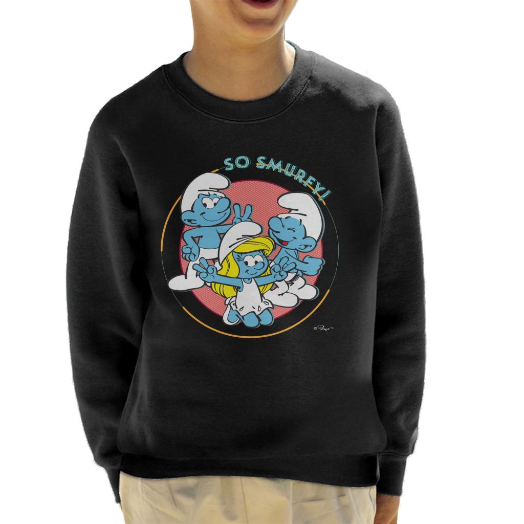 The Smurfs So Smurfy Kid's Sweatshirt-ALL + EVERY