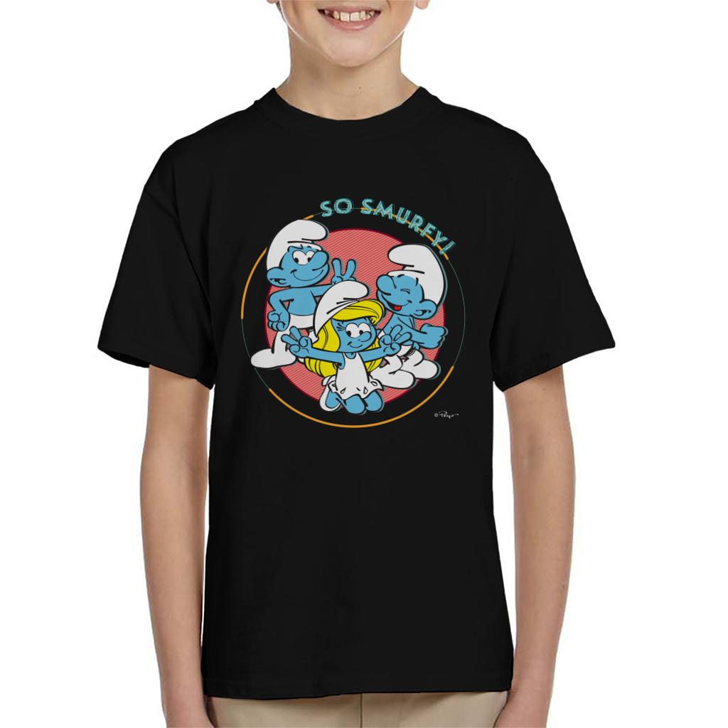 The Smurfs So Smurfy Kid's T-Shirt-ALL + EVERY