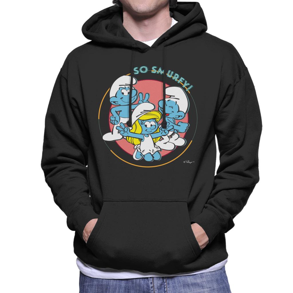 The Smurfs So Smurfy Men's Hooded Sweatshirt-ALL + EVERY