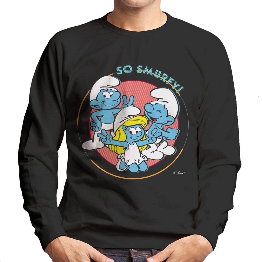 The Smurfs So Smurfy Men's Sweatshirt-ALL + EVERY