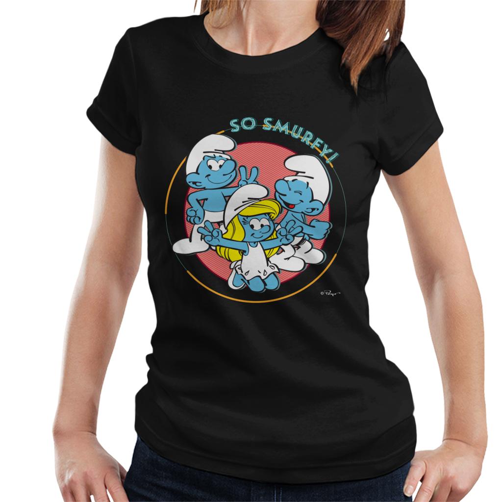 The Smurfs So Smurfy Women's T-Shirt-ALL + EVERY