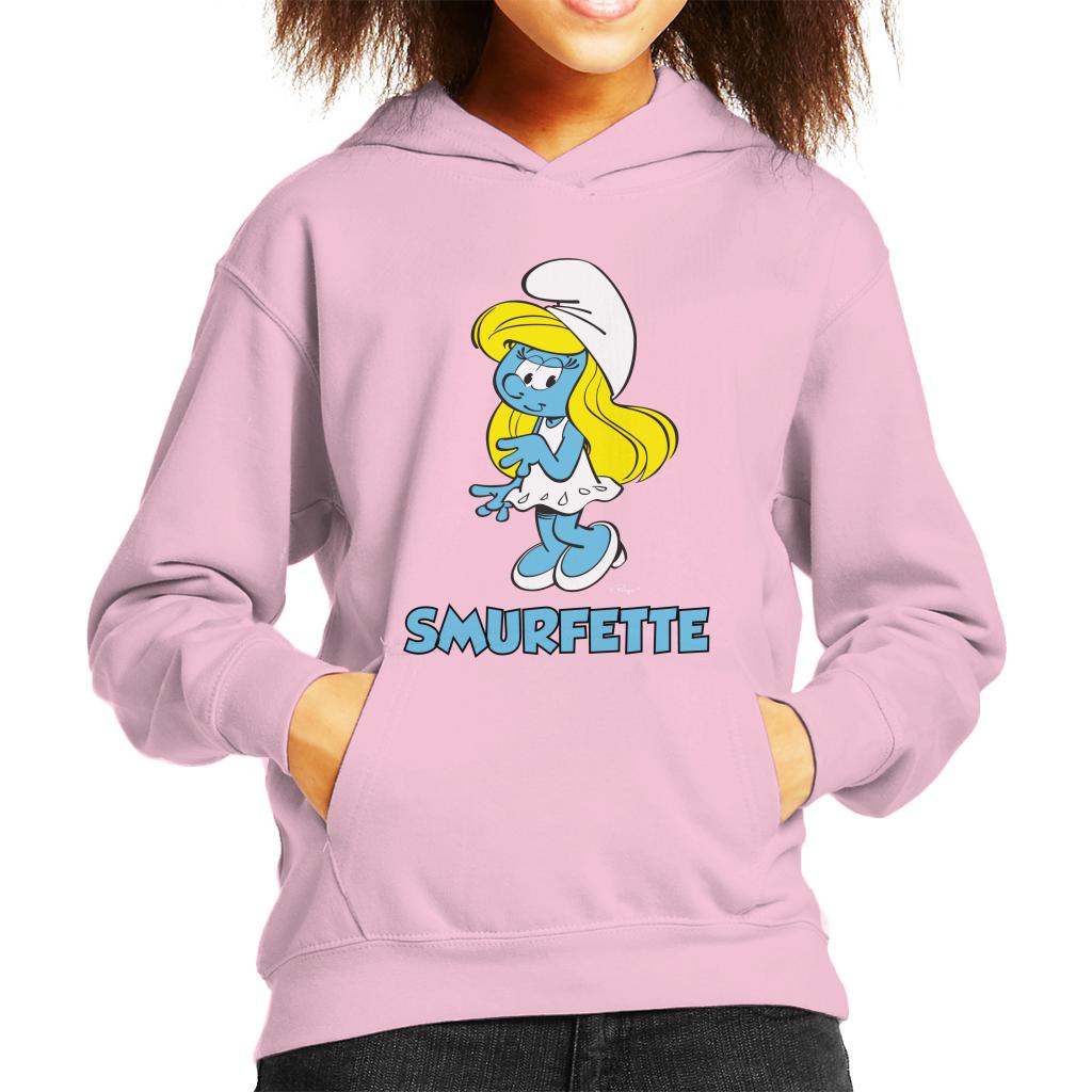 The Smurfs Smurfette Kid's Hooded Sweatshirt-ALL + EVERY