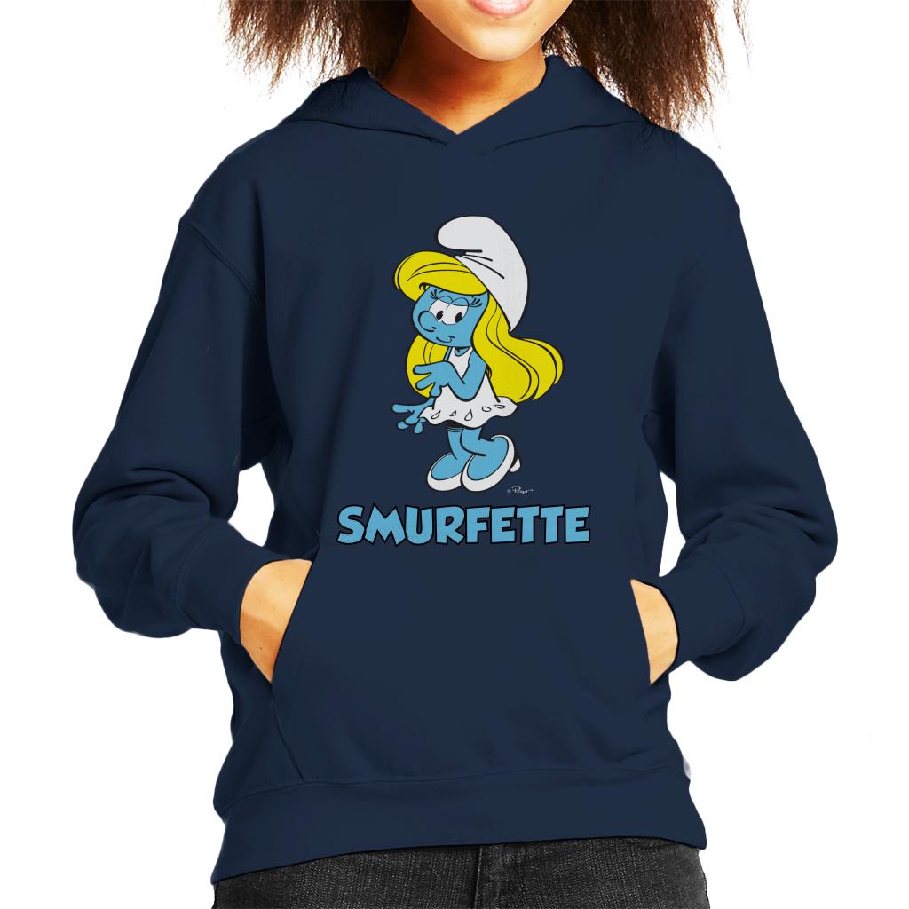 The Smurfs Smurfette Kid's Hooded Sweatshirt-ALL + EVERY