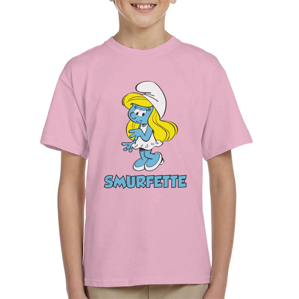 The Smurfs Smurfette Kid's T-Shirt-ALL + EVERY