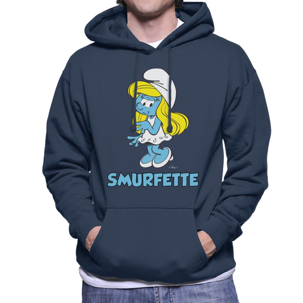 The Smurfs Smurfette Men's Hooded Sweatshirt-ALL + EVERY