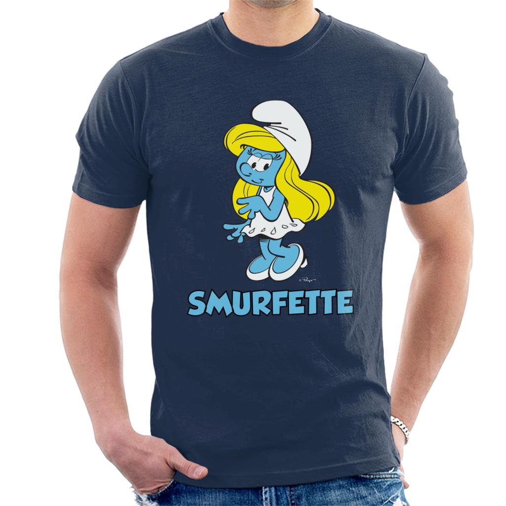 The Smurfs Smurfette Men's T-Shirt-ALL + EVERY