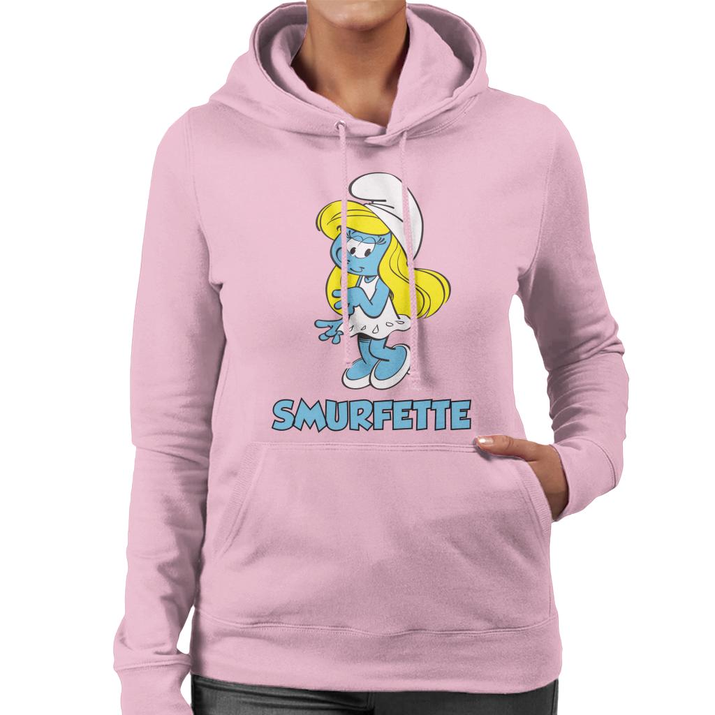 The Smurfs Smurfette Women's Hooded Sweatshirt-ALL + EVERY