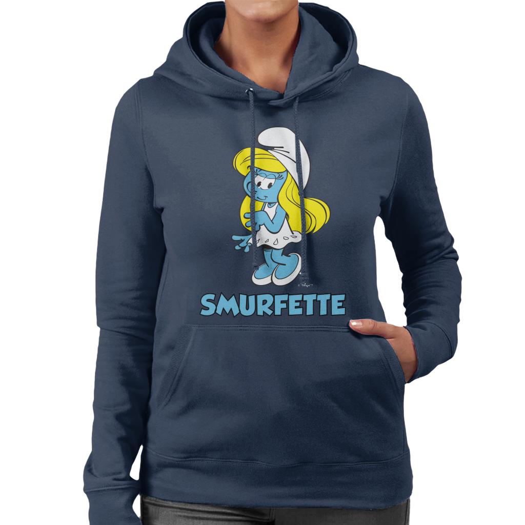 The Smurfs Smurfette Women's Hooded Sweatshirt-ALL + EVERY